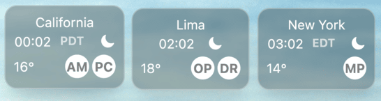 WorldClock Extension